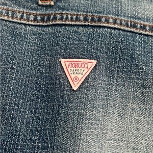 Fiorucci Blue Denim Jeans with Vintage Wash